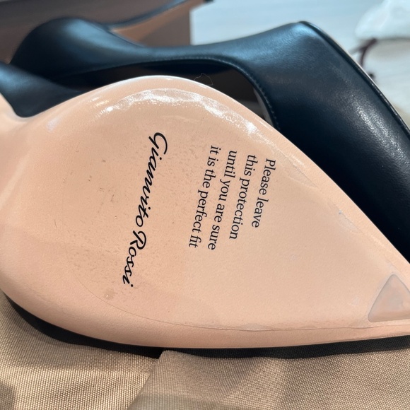 Gianvito Rossi 85mm pumps black leather - Picture 5 of 5